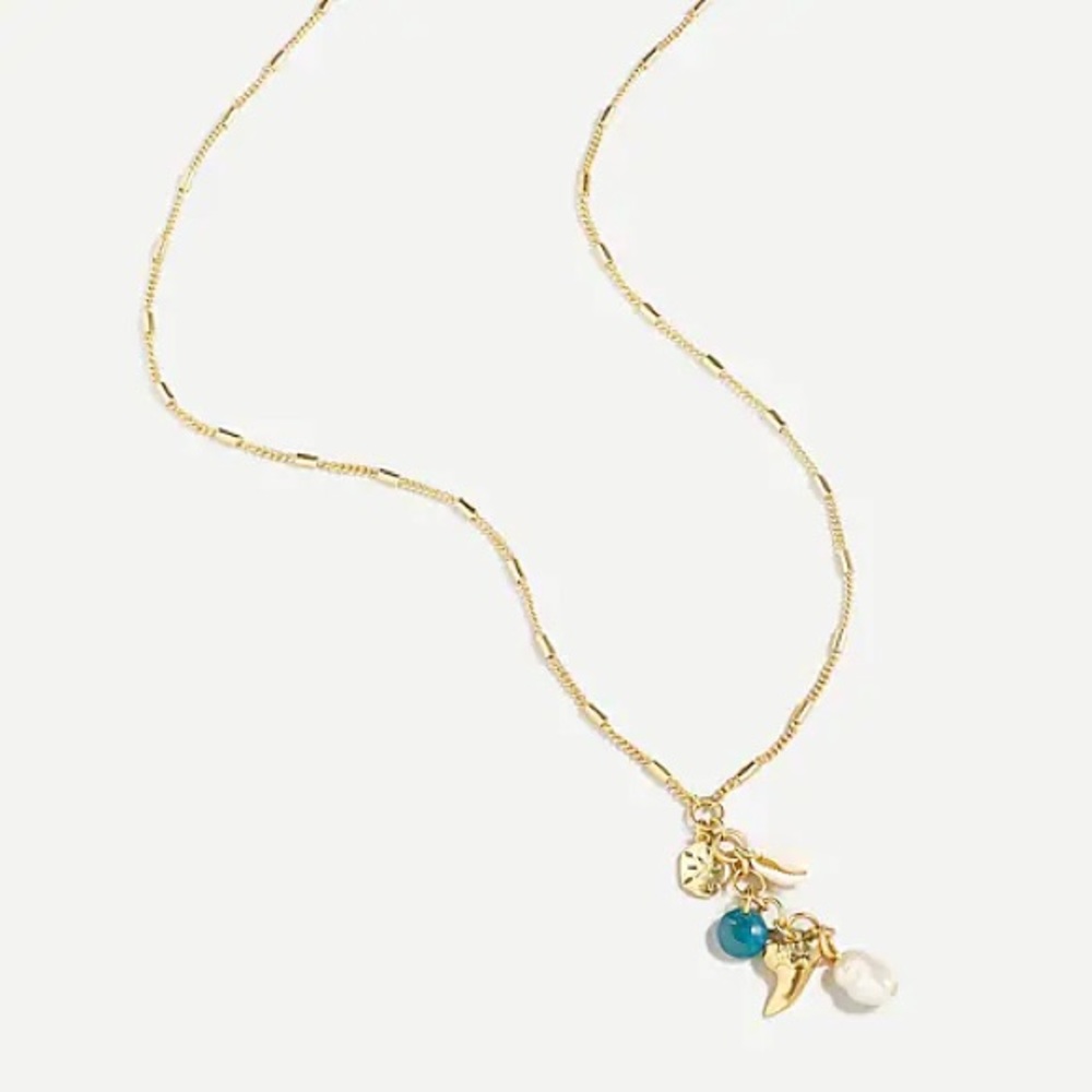 J. Crew NWT Beachcomber Pendant Necklace - Picture 9 of 9